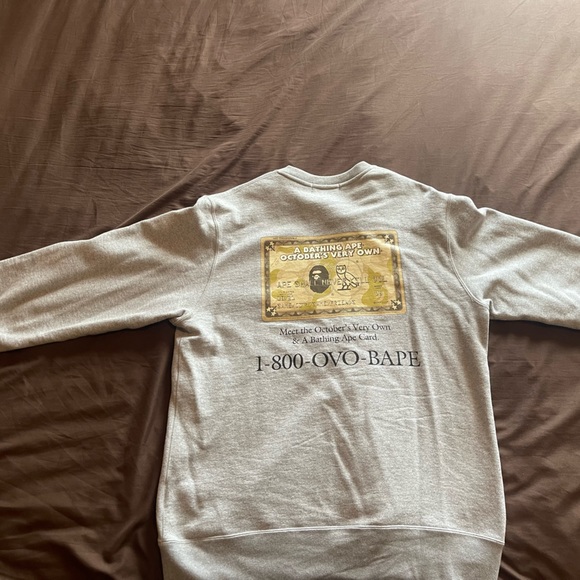 OVO/Bape collaboration Crew neck sweater - Picture 7 of 7